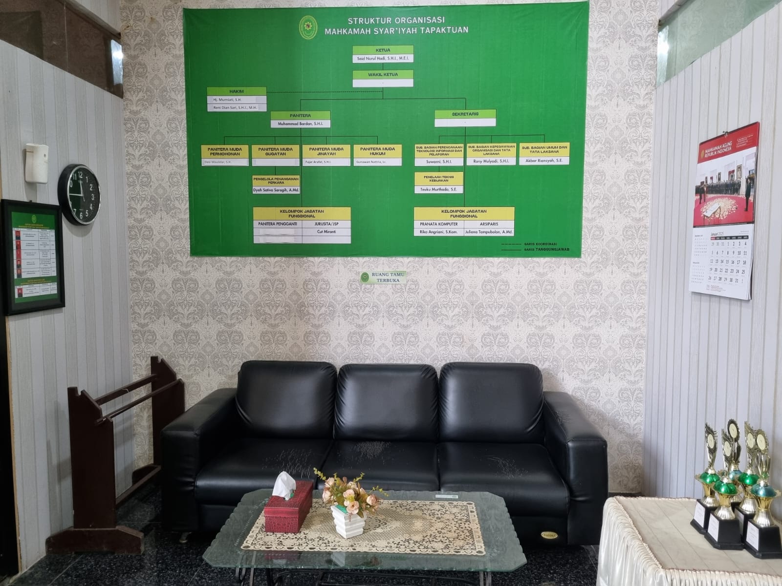 ruang tamu terbuka